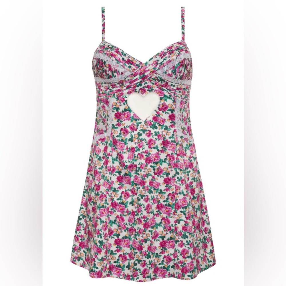 For Love and Lemons - Heart Bloom Slip Dress - L